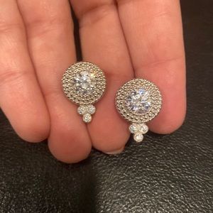 Retired and RARE Judith Ripka Diamonique Earrings.